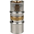 Муфта STOUT соединительная равнопроходная 26х26 для металлопластиковых труб прессовой, SFP-0003-002626