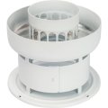 *SCA-6010-000103 STOUT Элемент дымохода DN60/100, оголовок дымохода вертикальный, защита от ветра и осадков, SCA-6010-000103
