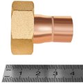 Переход JINTIAN ВП-ВР 15x3/4 с накидной гайкой из меди под пайку, JT-153591534