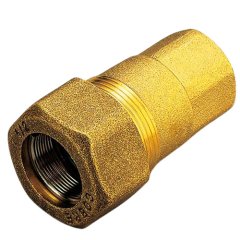 Муфта TIEMME 1 1/2 BP для стальных труб, латунь, 1500099