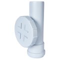 Ревизия с круглой крышкой канализационная бесшумная STOUT D58, SKB-0014-000058