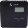 Проводной комнатный регулятор STOUT R-10b, чёрный, STE-0101-010002