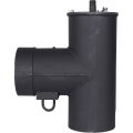 Патрубок дымохода вертикальный ROMMER D=150, L=304, H=396, RSB-1110-041395