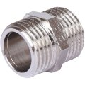 Ниппель HH TIEMME никелированный 1/2х1/2 для стальных труб резьбовой, 1500036