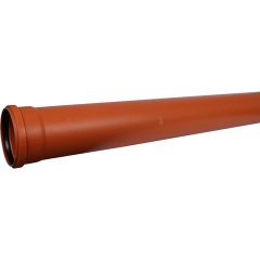 Труба Sinikon НПВХ D160x4,0 SN4, 2000мм для наружной канализации, 22020.R