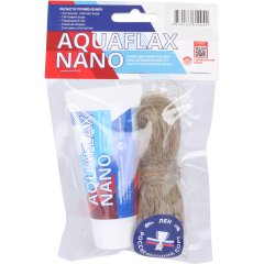 Набор паста СантехМастерГель AquaflaxNano 30г тюбик + 15г лён, 61004