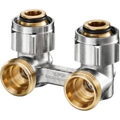 Запорно-присоединительный (ZB) узел OVENTROP Multiflex F угловой, для двухтрубных систем с НГ, 1015814