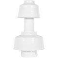 Оголовок ROMMER с ветрозащитой вертикальный конденсационный O80/125, RCA-8012-000001