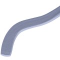 Кронштейн с дюбелем Global 011026 08 195 мм (цвет cod.08 grigio argento opaco metallizzato (серый)), A026ME19508
