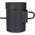 Патрубок дымохода ROMMER D=120, L=224, RSB-1110-041393