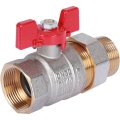 Кран шаровой ROMMER с американкой 1 1/4 ВН/НР, ручка бабочка, RBV-0005-0510232