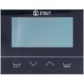 Проводной комнатный двухпозиционный регулятор STOUT ST-292v3, черный, STE-0101-029232