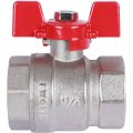 Кран шаровой ROMMER 1 1/4 ВН/ВН, ручка бабочка, RBV-0003-0110232