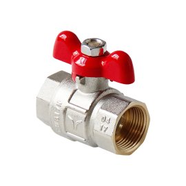 Кран шаровой полнопроходной Pro Aqua D 3/4 ручка-бабочка, В-В, FWB63-F20-F20x