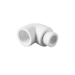 Угольник Pro Aqua d= 20 PP-R 90 градусов переходной Н-В Белый, PA13608P