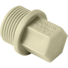 Заглушка резьбовая Pro Aqua d=1/2 PP-R Серая 20, PA15508PG