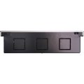 Внутрипольный конвектор STOUT SCN-1100 80х300х1200 (Решётка роликовая) правое подключение, SCN-1100-0830120