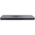 Внутрипольный конвектор STOUT SCN-1100 80х300х1000 (Решётка роликовая) правое подключение, SCN-1100-0830100