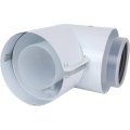Отвод Vaillant для труб 80/125 мм. 87° РР, 303210