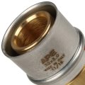 Муфта STOUT соединительная равнопроходная 32х32 для металлопластиковых труб прессовой, SFP-0003-003232