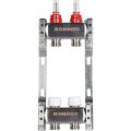 Коллектор из нержавеющей стали с расходомерами ROMMER 2 выхода, RMS-1200-000002