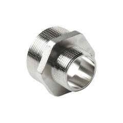 Ниппель Pro Aqua D 2x1 1/2 латунный резьбовой переходной, Н, 06-M50-M40x