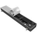 Внутрипольный конвектор VARMANN Qtherm Electro 110х230х1250 (решетка окрашенная в цвет по RAL1019) правое подключение, QE 230.110.1250 RR U RAL1019