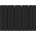 Радиатор биметаллический RIFAR SUPReMO 500 10 секции боковое подключение (Антрацит), 4RS50-10-AN