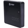 Проводной комнатный регулятор STOUT R-9z, черный, STE-0101-009004