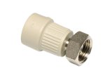 Муфта Ekoplastik ППР с металл. вставкой и накидной гайкой 25х1, SZM02532RCT