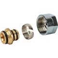 Соединение для труб LUXOR TP 99/C 20x2 мм (3/4 EK) из металлопластика, хром, 67862016C