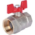 Кран шаровой ROMMER 1 ВН/ВН, ручка бабочка, RBV-0003-0110225