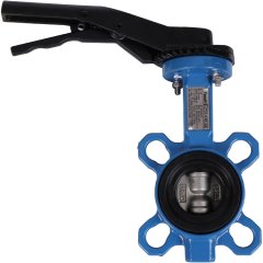 *VPI4449-02EP0040 Tecofi Затвор дисков.поворотный, корпус ковкий чугун, диск нж сталь VPI4449 Ду40 Ру16 EP, VPI4449-02EP0040