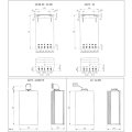 Газовый настенный котел DeDietrich ZENA MS 24 MI 24 кВт двухконтурный с открытой камерой сгорания, CZB46224352-
