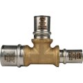 Тройник переходной STOUT 26х20х16 для металлопластиковых труб прессовой, SFP-0005-262016