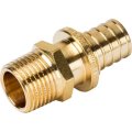 Переходник STOUT с наружной резьбой 20xR 1/2 для труб из сшитого полиэтилена аксиальный, SFA-0001-002012