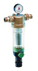 Фильтр с обратной промывкой Honeywell (Resideo Braukmann) сетка 100, на холодную воду, F76S-11/2AA
