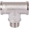 Тройник STOUT ВНВ никелированный 1/2 x1/2 x1/2, SFT-0065-121212