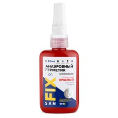 Герметик анаэробный 50,блистер,красный,FIX