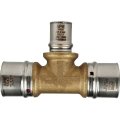 Тройник переходной STOUT 32х20х32 для металлопластиковых труб прессовой, SFP-0005-322032