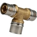 Тройник переходной STOUT 32x32x26 для металлопластиковых труб прессовой, SFP-0005-323226