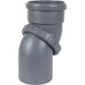 Отвод универсальный Sinikon D110 серый, KU.110.G