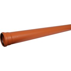 Труба для наружной канализации Sinikon НПВХ D110x3,2 SN4 (Длина: 2000 мм), 20025.R