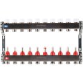 Коллектор из нержавеющей стали с расходомерами ROMMER 10 выходов, RMS-1200-000010
