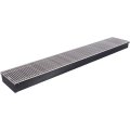 Внутрипольный конвектор STOUT SCN-1100 80х240х1400 (Решётка роликовая) правое подключение, SCN-1100-0824140