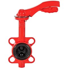 Затвор дисковый поворотный РАШВОРК DN050 PN16, GG25 / GGG40 / EPDM, М/Ф с рукояткой, 200-050-16