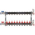 Коллектор из нержавеющей стали в сборе с расходомерами ROMMER 10 выходов, RMS-1210-000010
