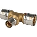 Тройник переходной STOUT 32х20х32 для металлопластиковых труб прессовой, SFP-0005-322032