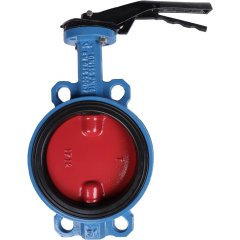 Затвор поворотно-дисковый Tecofi VPI4448 DN 150 PN 16 межфланцевый с ручкой из чугуна EPDM, VPI4448-02EP0150