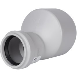 Переход эксцентрический канализационный бесшумный STOUT D110х58, SKB-0013-011058